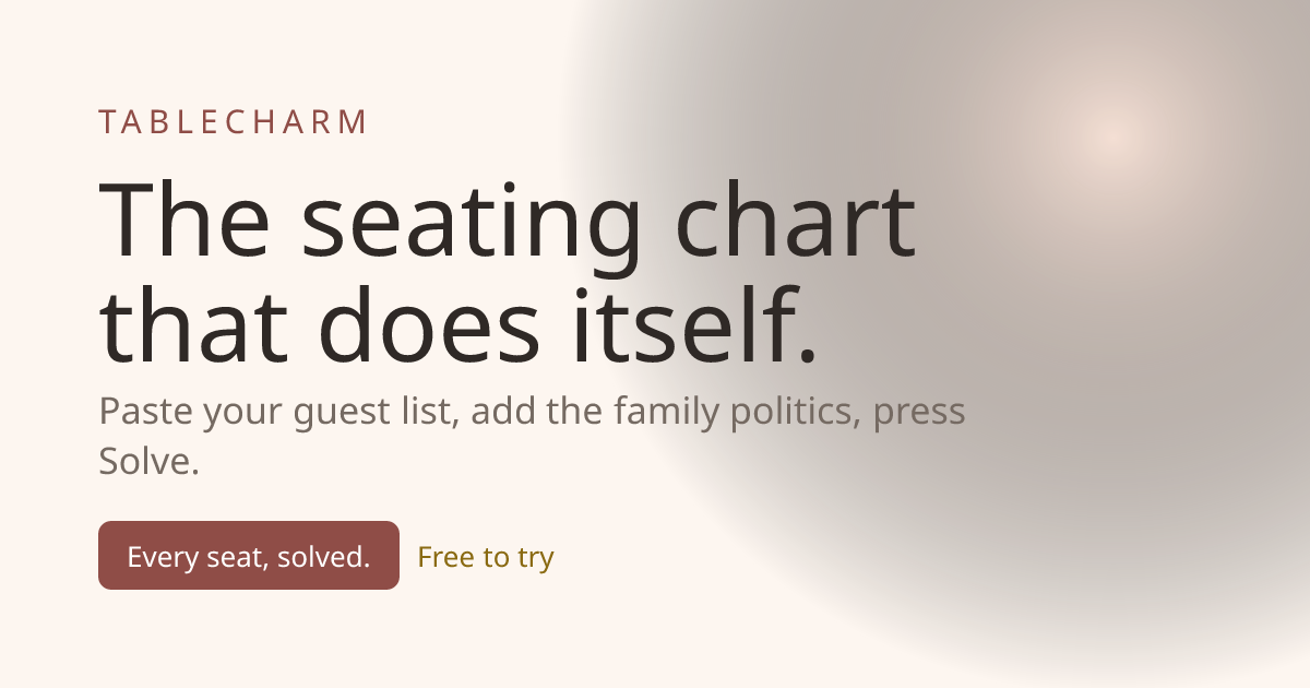 Tablecharm — 官网预览图